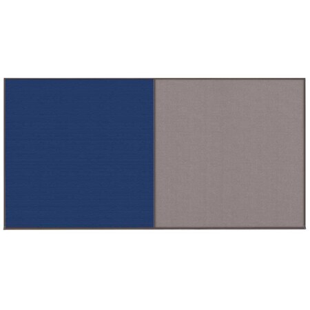 United Visual Products Enclosed Corkboard, 1 Door, 72"x36", 4" Fra UV3411-BRONZE-FORBO